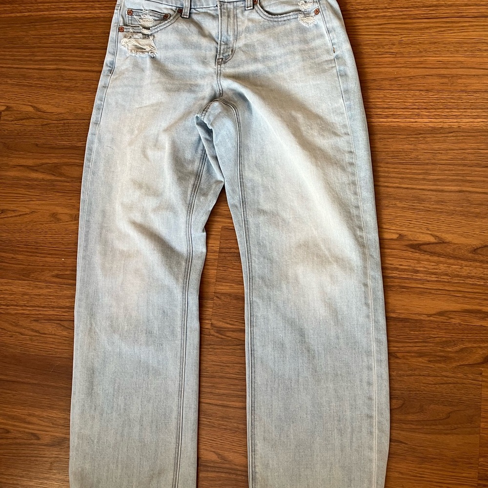 American Eagle Outfitters Light Blue Women’s Straight Jeans